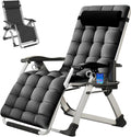Zero Gravity Chair 440 lb Capacity Reclining Lawn Lounger - Detachable