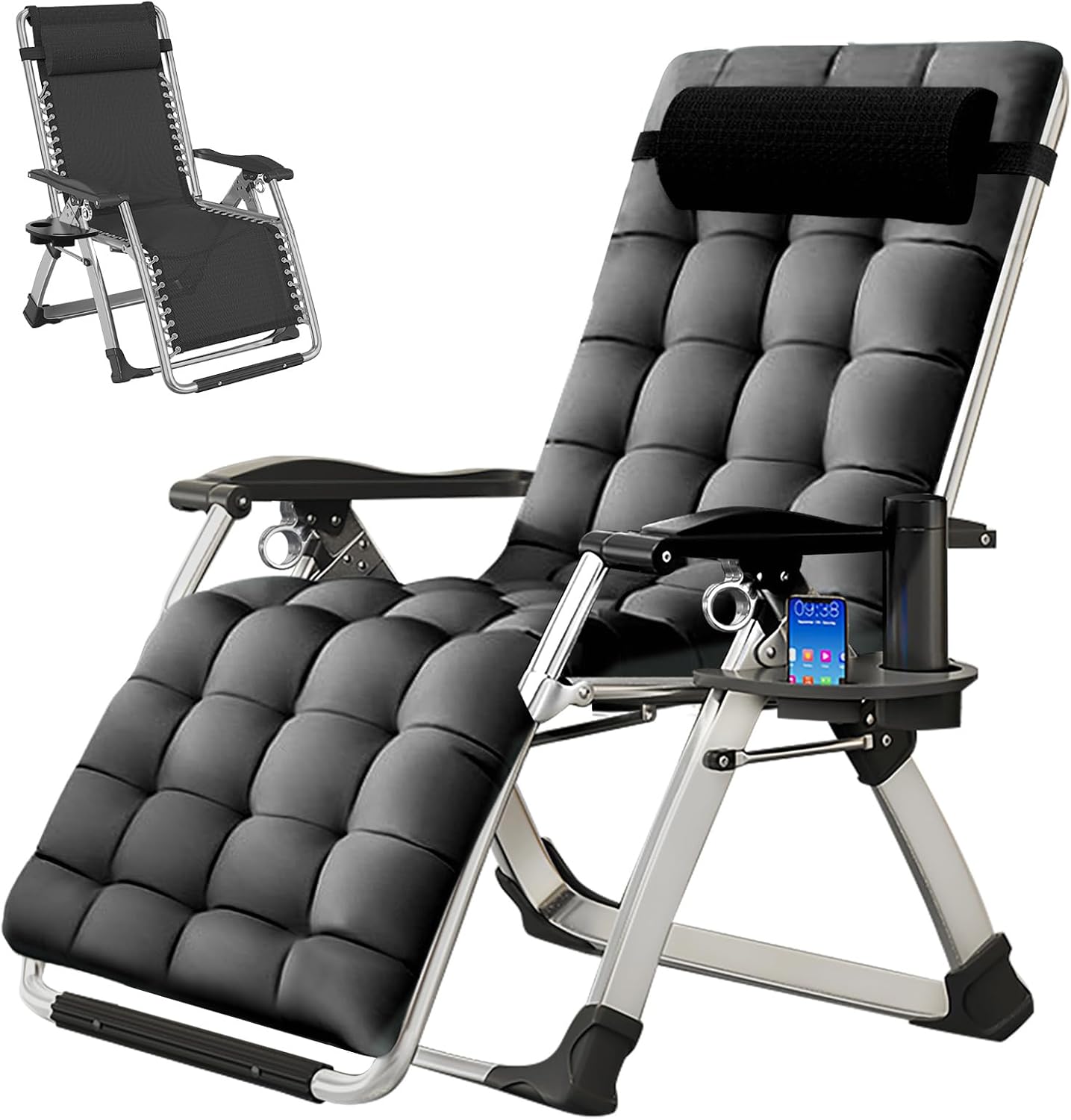 LILYPELLE Zero Gravity Chair - Premium Folding Recliner Lounge