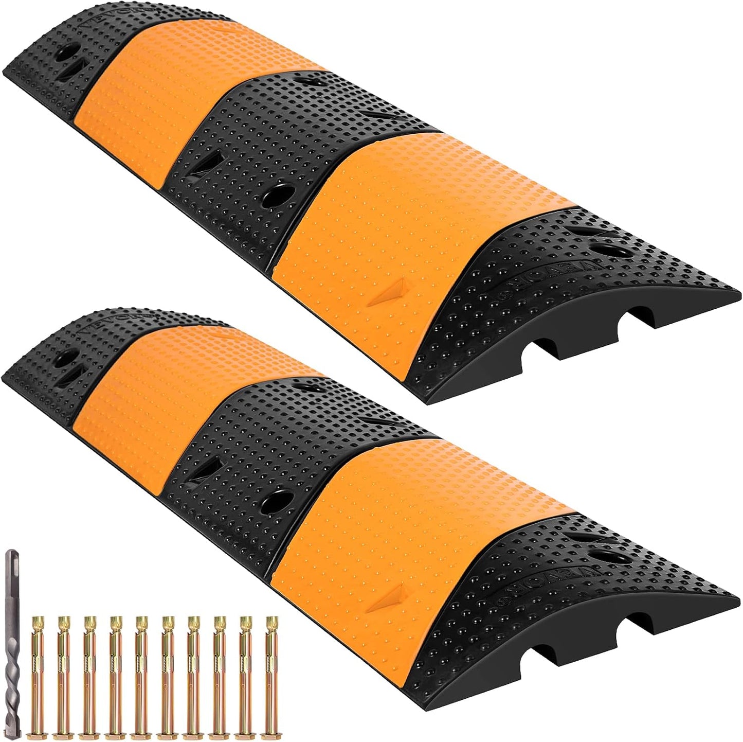 VEVOR Rubber Speed Bump for Driveways and Parking Lots
