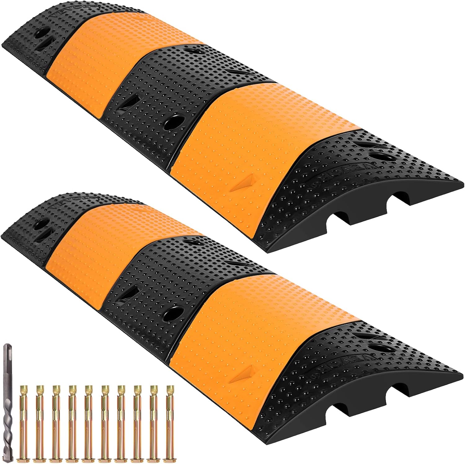 VEVOR Rubber Speed Bump for Driveways and Parking Lots