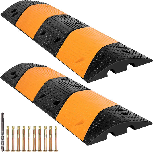 VEVOR Rubber Speed Bump for Driveways and Parking Lots