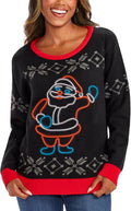Women's Light-Up Christmas Sweater - Ultra Bright LED Holiday Pullover