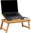 Mind Reader Bamboo Lap Desk - Portable & Ergonomic Stand