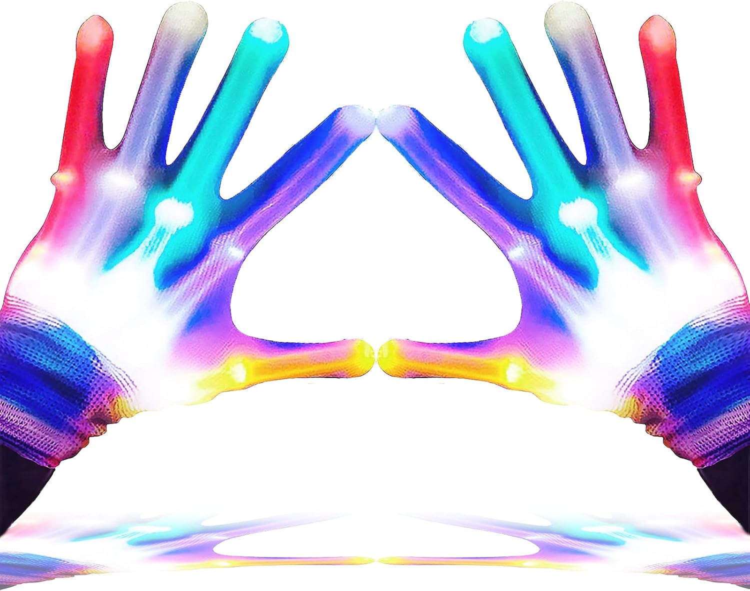 Light Up LED Gloves - 5 Colors, 6 Modes - Perfect Gift for All Ages!
