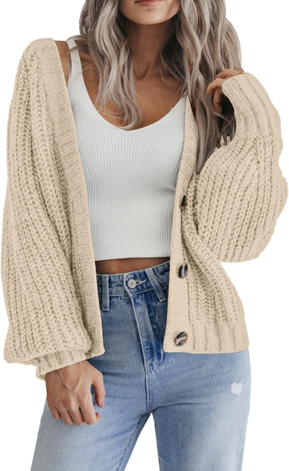 Zeagoo Women's Chunky Knit Cardigans for Stylish Fall Looks