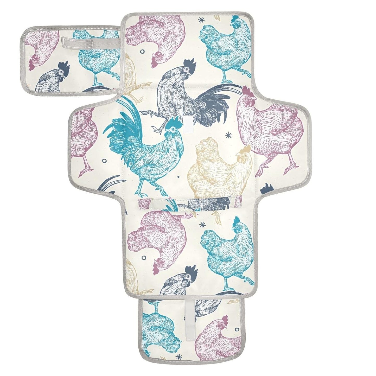 DOMIKING Portable Baby Changing Pad - Waterproof & Comfortable