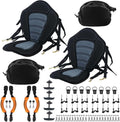 HLOGREE Kayak Seats 2 Pack - Thick Padded Cushion with High Back