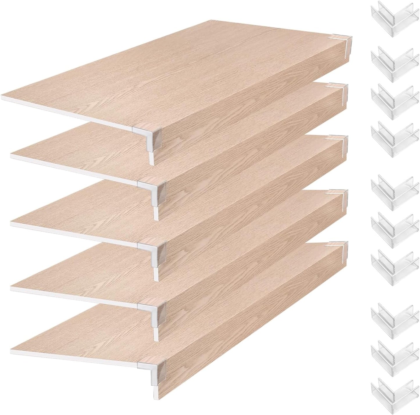 Wire Rack Covers for 24x12 Inch Shelves - Durable & Easy Install