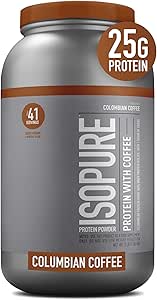 Isopure Protein Powder with Coffee for Immune Support and Keto