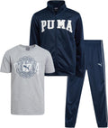 PUMA Boys Pants Set 3-Piece Activewear Jogset - Comfortable & Durable