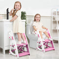 Potty Training Seat with Step Stool Pink - Ultra-Stable 2-in-1