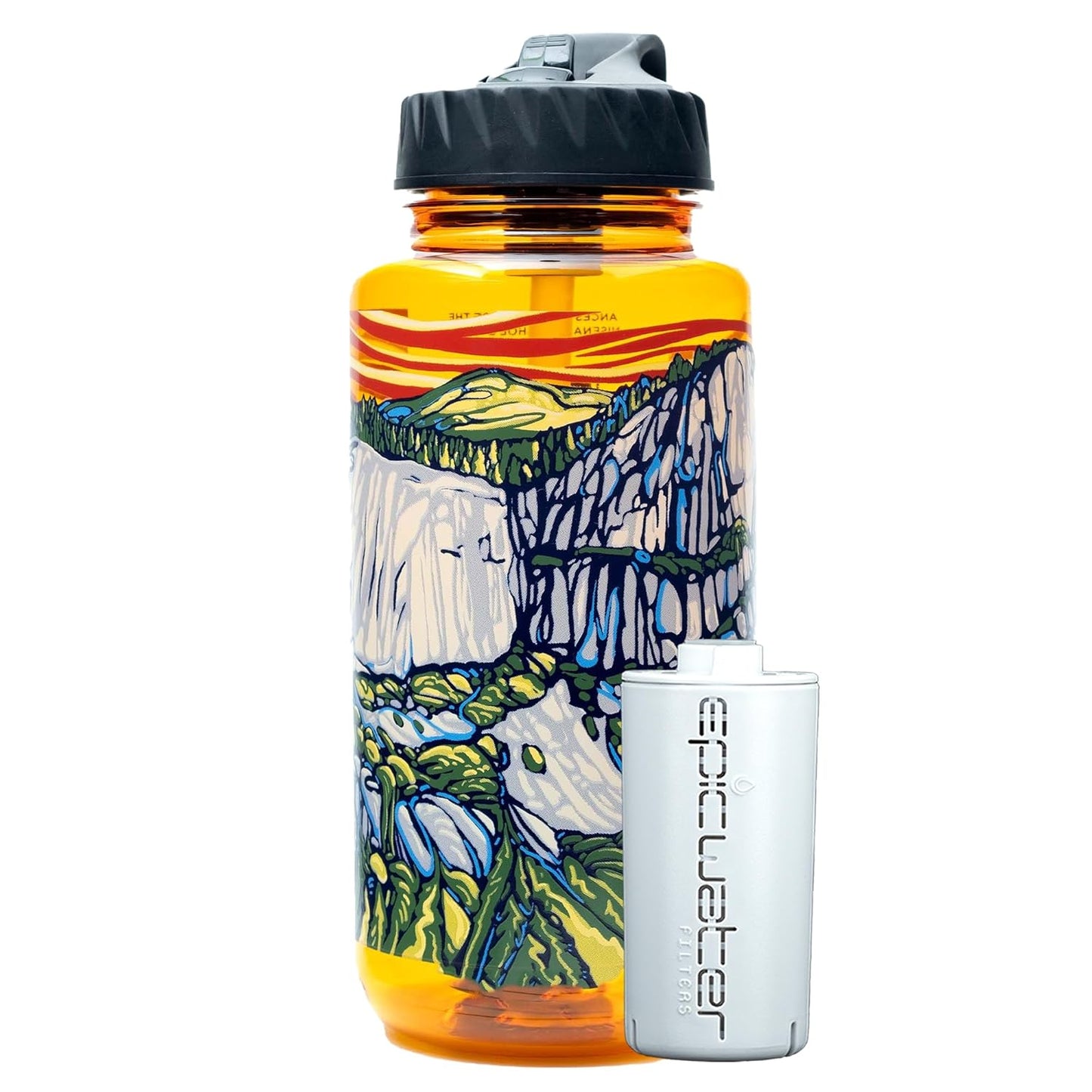 Epic Nalgene OG Water Bottle with Dual Filter Power for Adventures