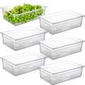 CURTA Full Size 6 in Deep Food Pans 6-Pack - Commercial Grade