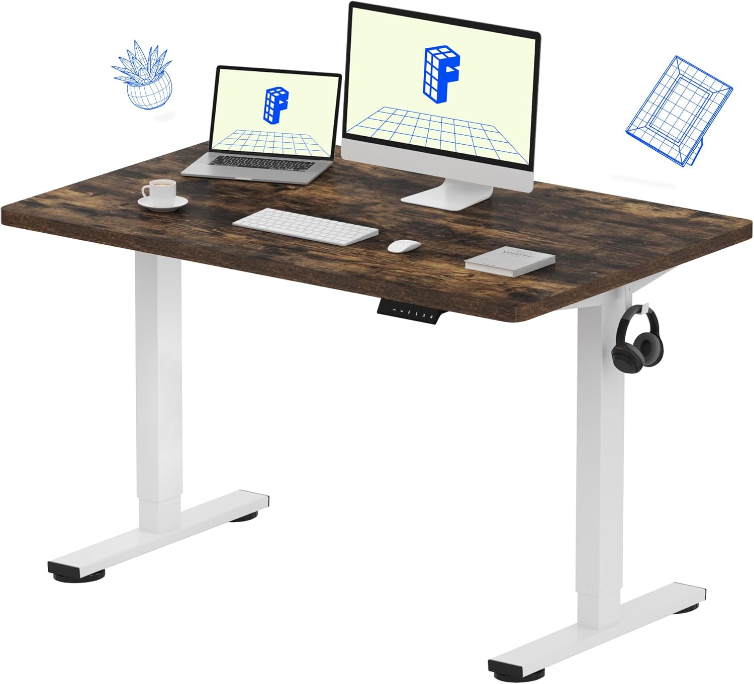 FLEXISPOT EN1 Electric Height Adjustable Standing Desk