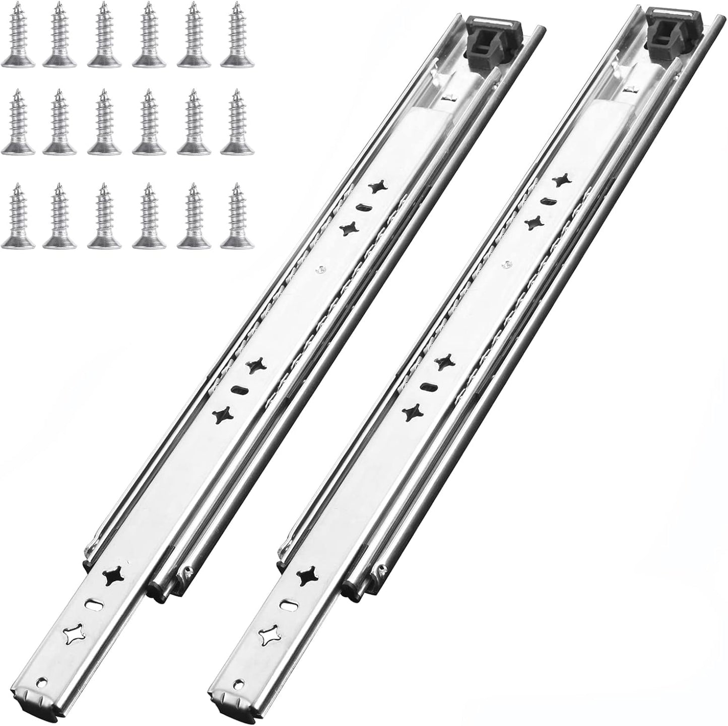 36 Inch Heavy Duty Drawer Slides with 260 Lb Capacity for DIY