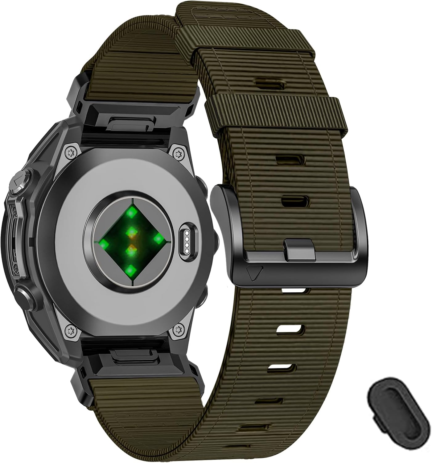 VELEYOK 26mm Nylon Watch Band for Garmin - Sporty and Quickfit!