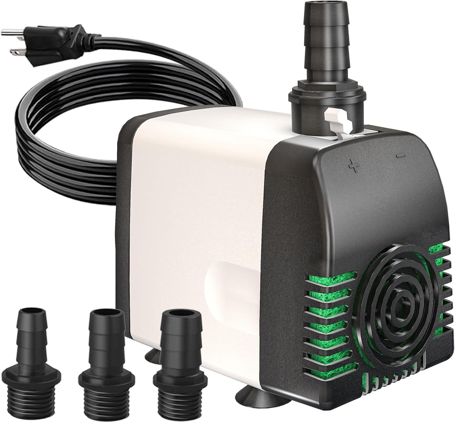Submersible Water Pump - 880GPH 45W Ultra-Quiet with Auto Shut-Off
