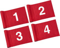 Numbered Golf Flag 8x6 in - Dual-Layer 420D Nylon KINGTOP