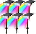 Barrina Solar Spot Lights Outdoor RGB Color Changing - 6 Pack