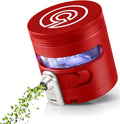 Tectonic9 Manual Grinder Automatic Dispenser - Red, Portable 2.5in