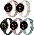 TUCOMO 5 Pack 20mm Slim Silicone Bands for Garmin - Sporty & Stylish!