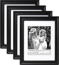 Yaetm 11x14 Picture Frame Set of 4 with Mat for 8x10 Photos