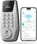 DESLOC C100 Plus Smart Deadbolt Silver - Built-in WiFi