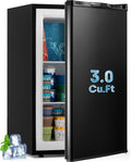 7 Temperature Control 3.0Cu Upright Freezer - Compact Vertical Freezer