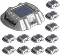 Driveway Lights Solar Powered LED 12 Pack - Durable Outdoor Path