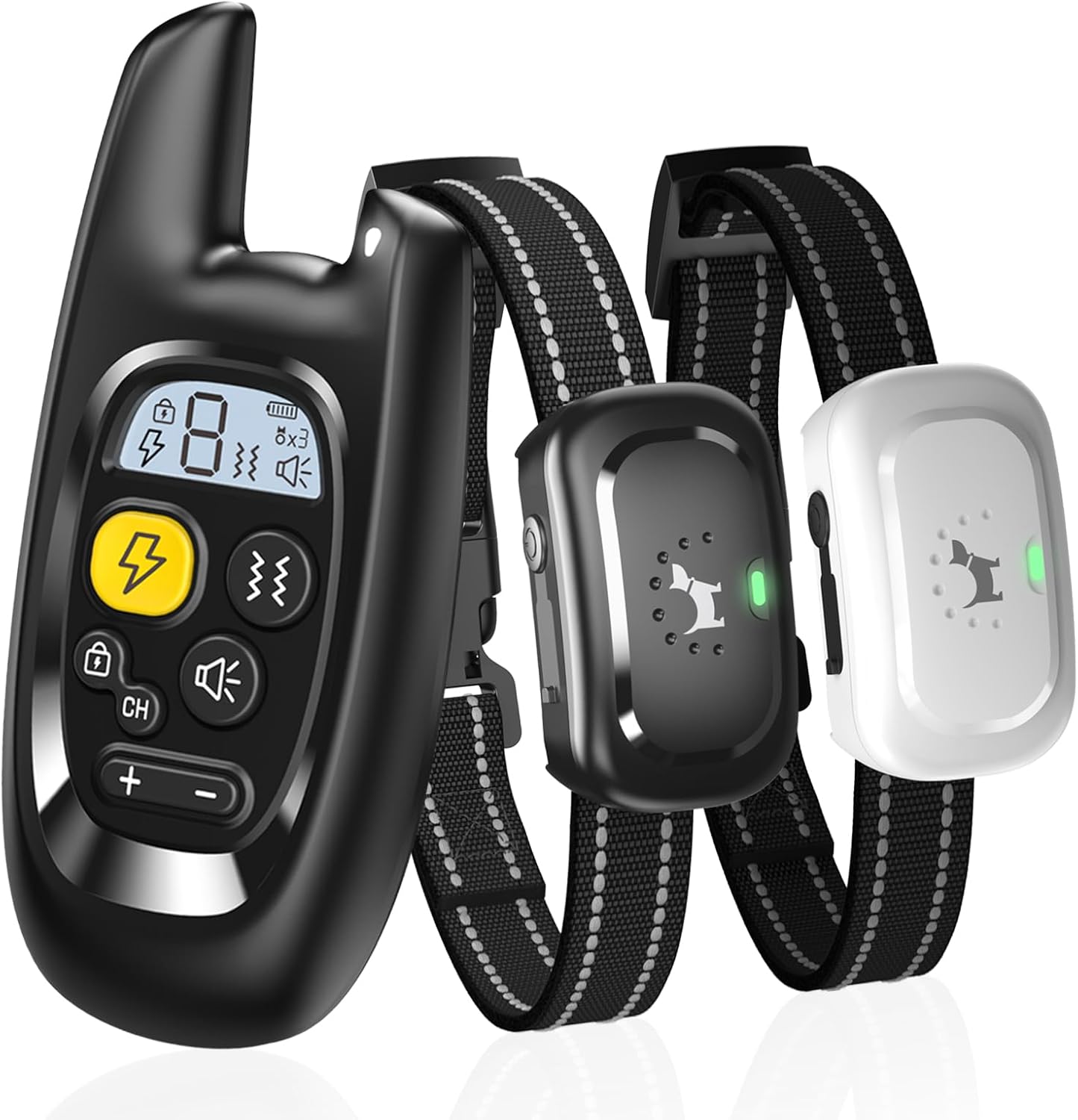Dog Shock Collar for 2 Dogs - Rechargeable Waterproof E-Collar