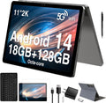 2025 Latest 11 in Android 14 Tablet - 18GB RAM, 2K Display