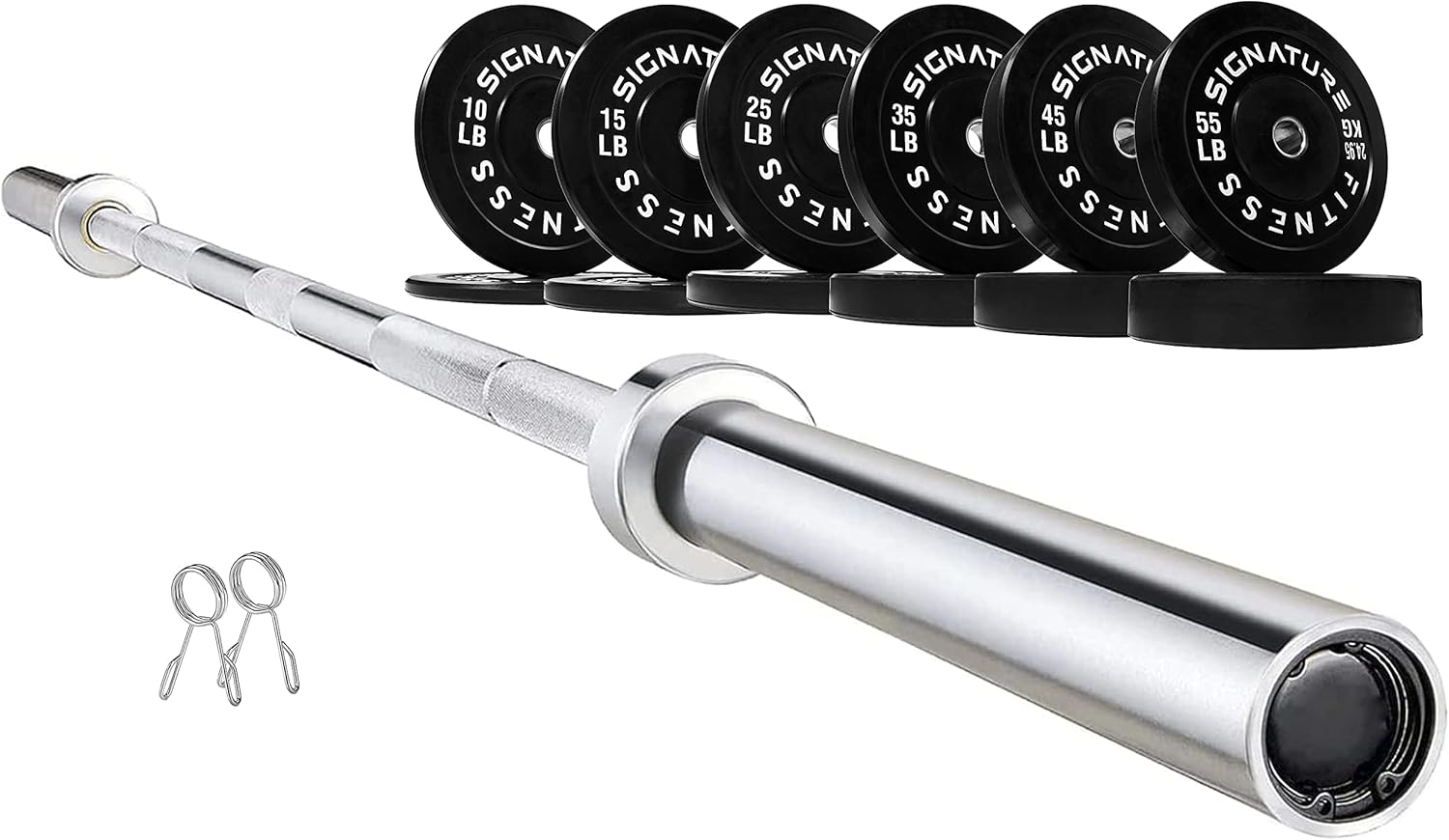 Olympic Bumper Plates Set for Strength Training & Weightlifting