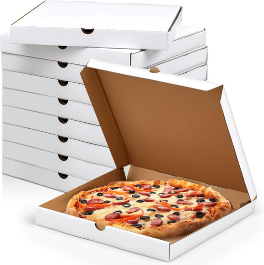 10 Pcs 16 x 16 Inches Grease Resistant Pizza Boxes for Food