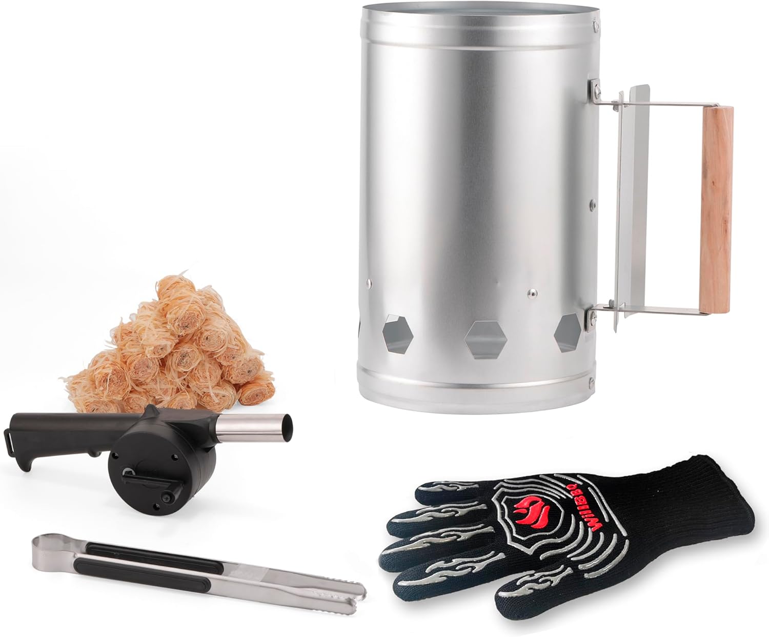 Charcoal Chimney Starter for Quick and Safe Grilling Fun