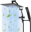 Hibbent All Metal 12in Rainfall Shower Head Combo - High Pressure