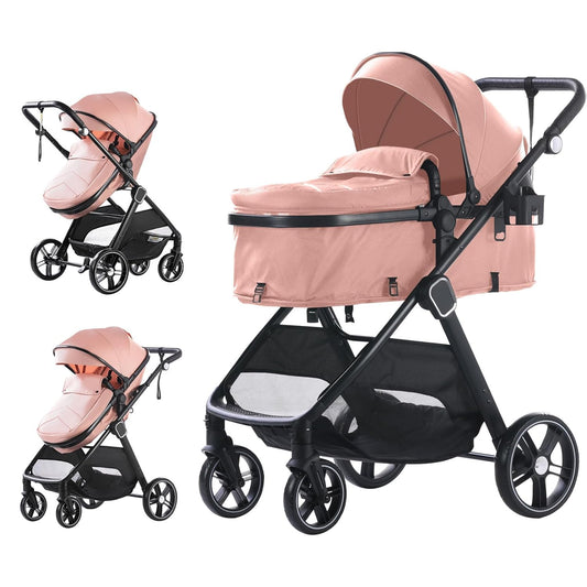Trenana 2 in 1 Baby Stroller - High Landscape Infant Stroller