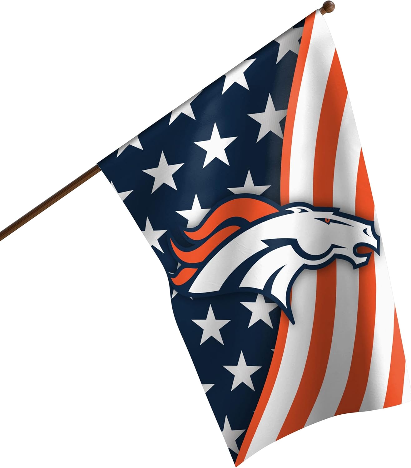 FOCO NFL Double Sided Team Logo Vertical Flag for Fans