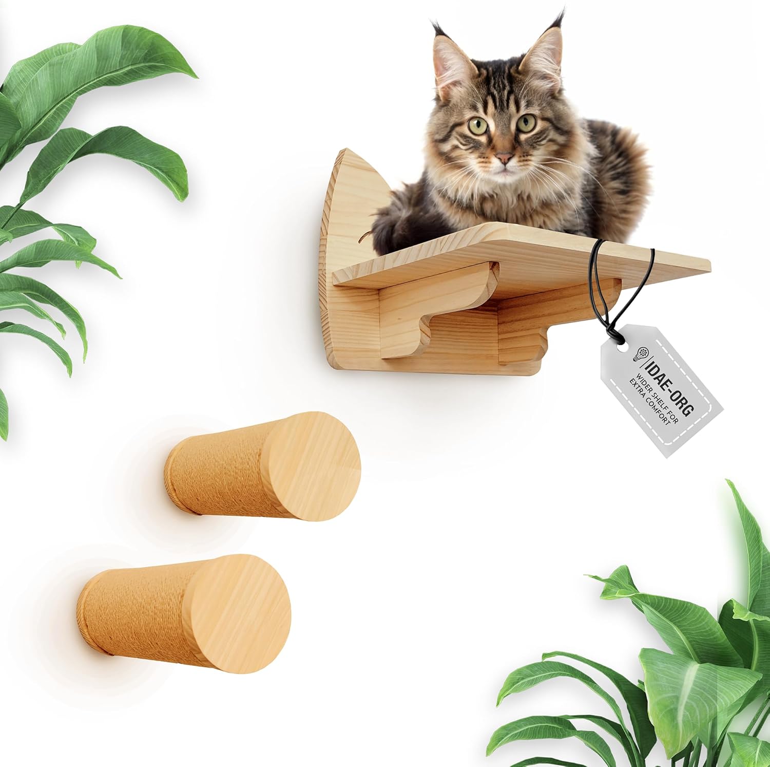 IDAE Cat Wall Shelves Set of 3 for Large Indoor Cats