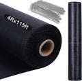 4FT x 115FT Weed Barrier Landscape Fabric - Heavy Duty Garden Ground