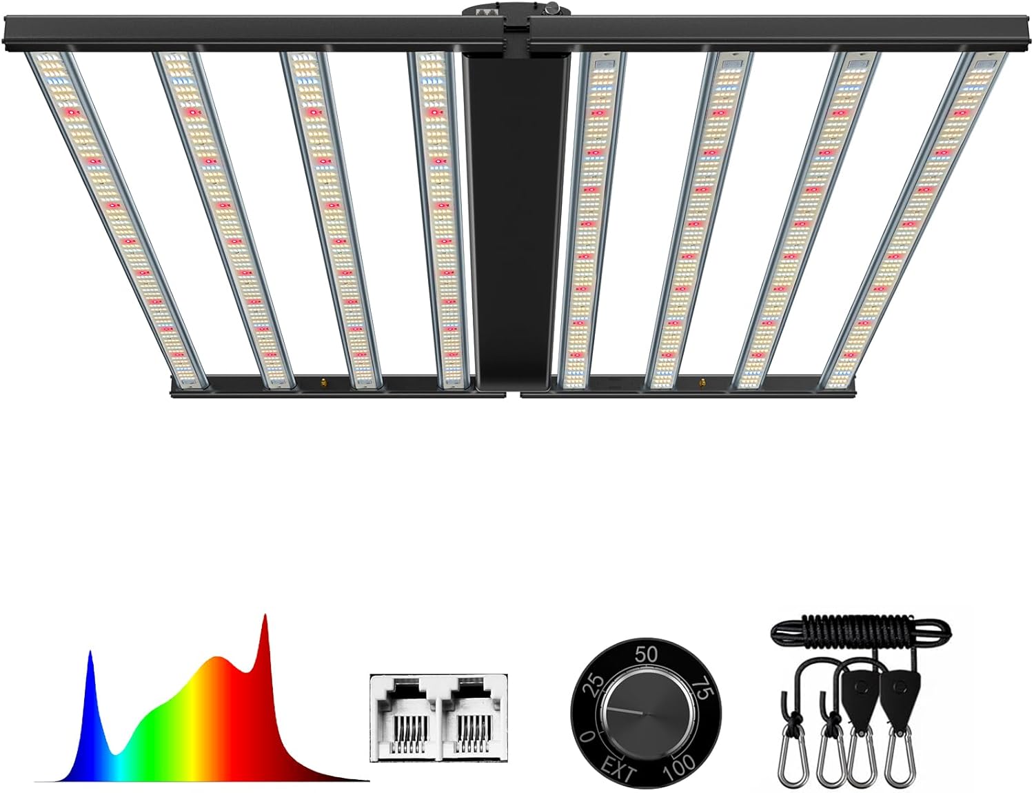 Grow Strong: KOSCHEAL 640w Full Spectrum LED