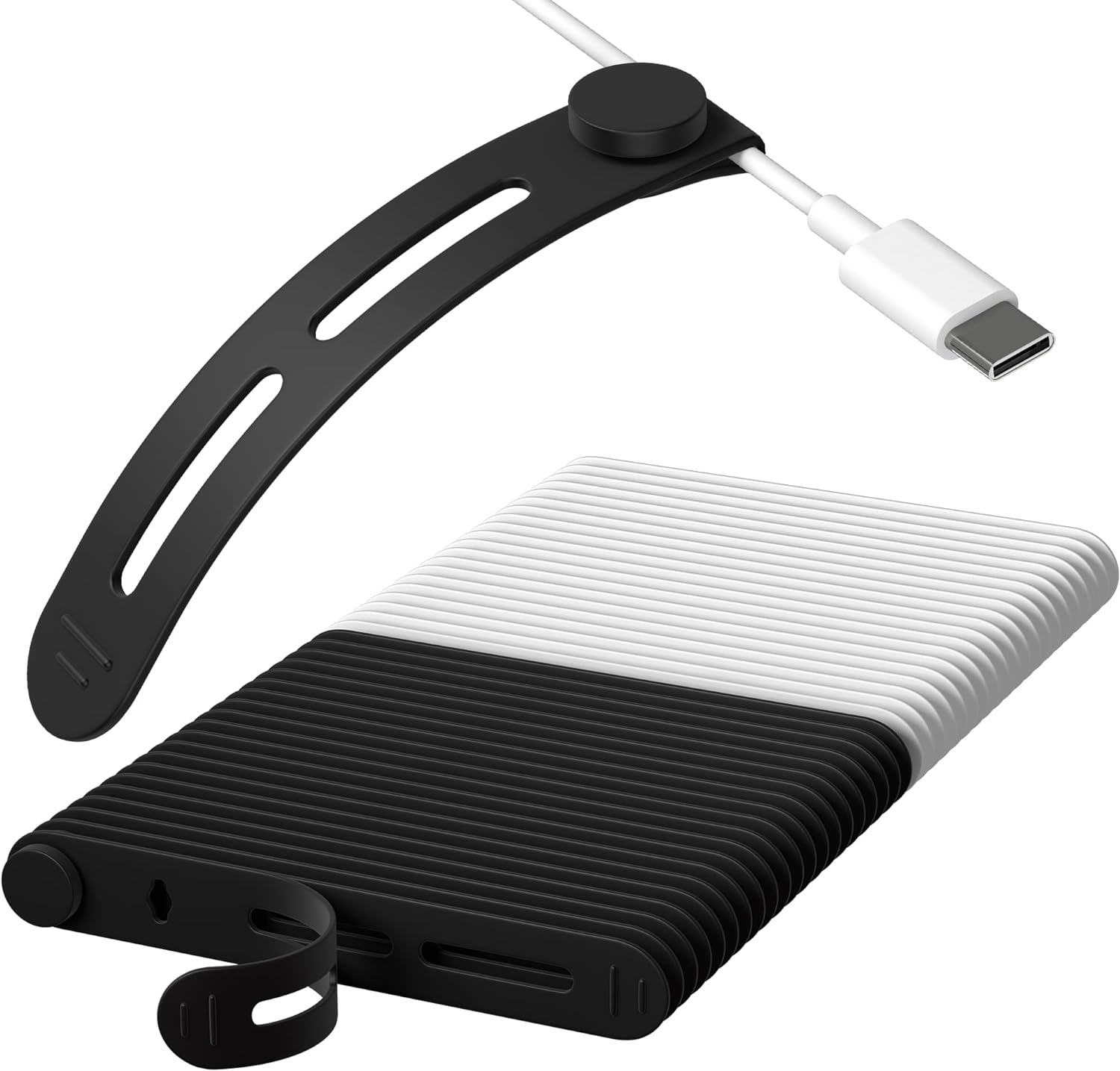 Nearockle Reusable Cable Ties - Tangle-Free Cord Management