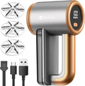 Rechargeable Fabric Shaver with LED Display - 3-Speed Lint Remover