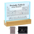 Periodic Table with Real Elements Inside - LED Acrylic Display