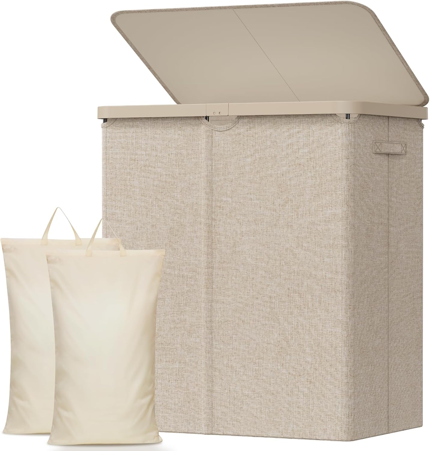 Lifewit 145L Laundry Basket with Lid for Easy Sorting