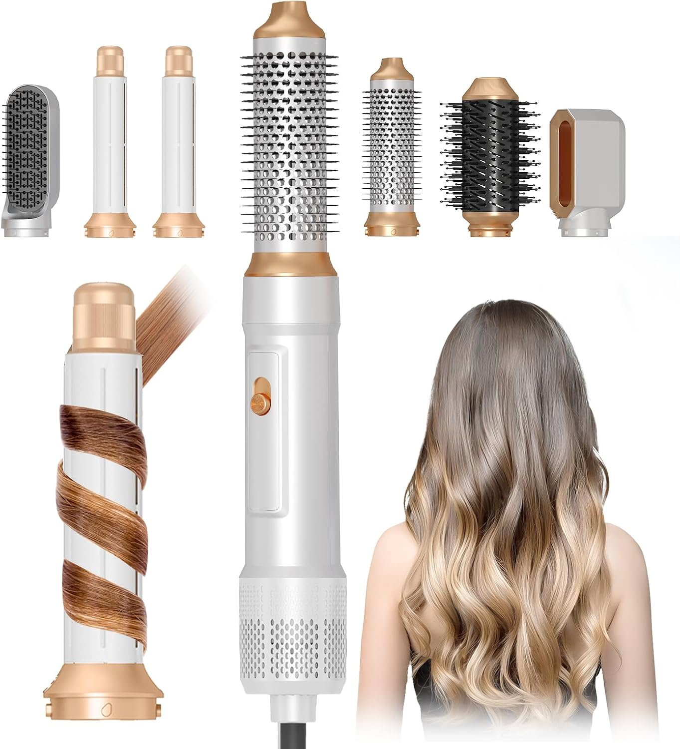 6-in-1 Ionic Salon Styler - 1000W Power