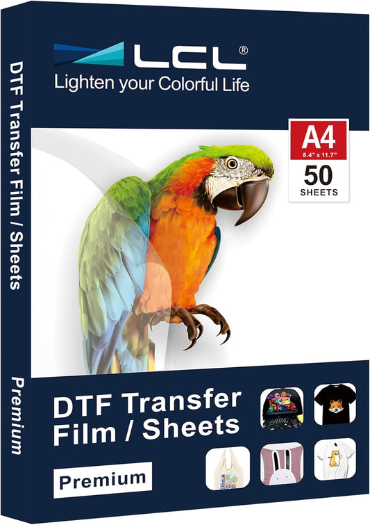 Ultra-Smooth PET DTF Transfer Paper - Direct Print on T-Shirts!