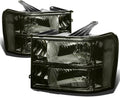 DNA MOTORING Headlight Assembly for GMC Sierra 1500/2500 HD