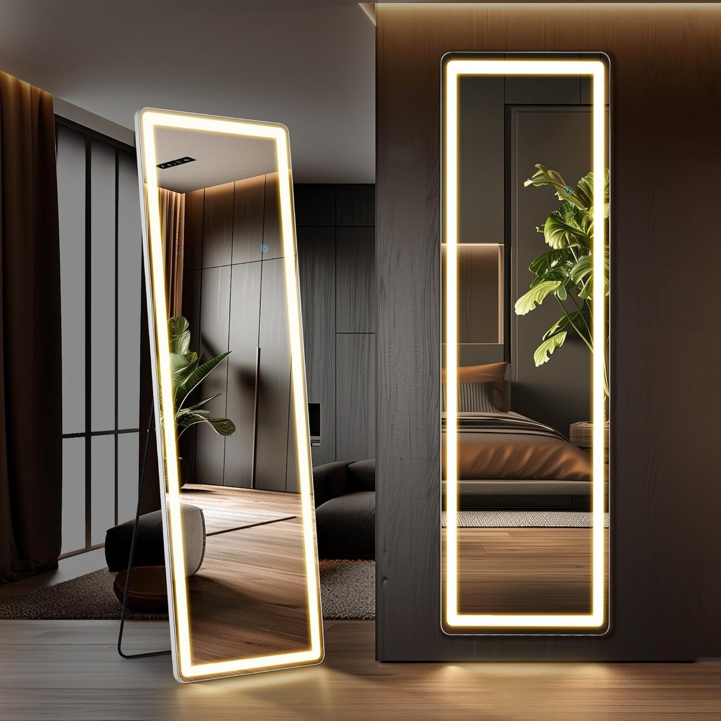 Elevon Full Length Mirror with LED Lights for Every Space