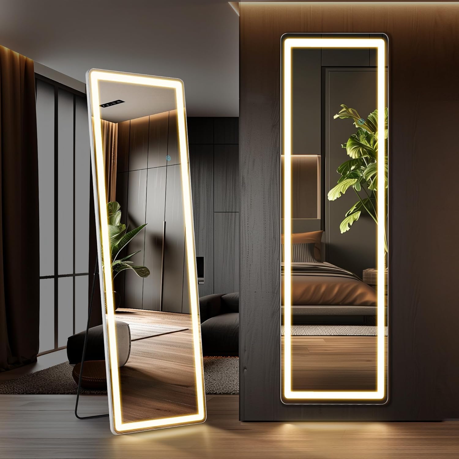 Elevon Full Length Mirror with LED Lights for Every Space
