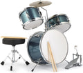 Ktaxon 3-Piece Drum Set 14 in Beginners Kit - Compact Starter Set